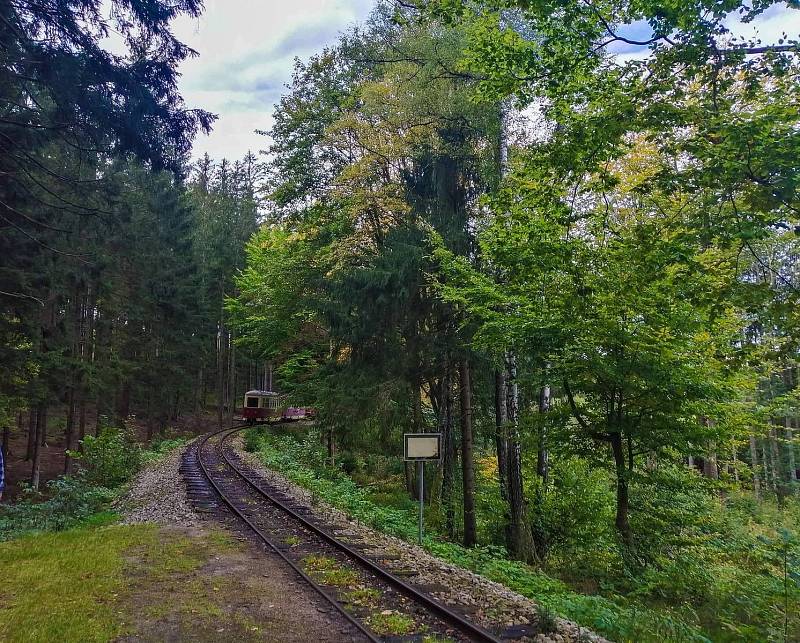 Výlet na úzkokolejce do České Kanady