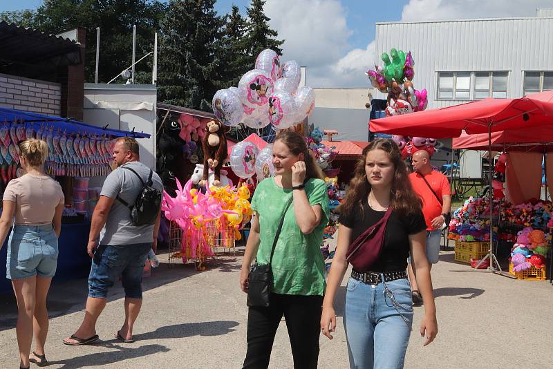 Poutová atrakce Porcinkule v Jindřichově Hradci proběhla na Tyršově stadionu.