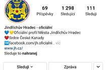 Instagram Jindřichova Hradce. Ilustrační foto.