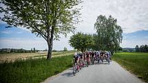 Mezinárodní tříetapový závod v silniční cyklistice RBB Tour zavedl peloton do malebných zákoutí území České Kanady, konkrétně do okolí Číměře, Popelína a Českého Rudolce. Foto: Jaroslav Svoboda/jsphoto.cz