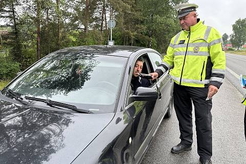 Policisté během dopravně preventivní akce na alkohol zkontrolovali téměř 30 řidičů, žádný z nich nenadýchal.