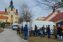 V Chlumu u Třeboně se natáčelo pokračování kriminálního seriálu Místo zločinu České Budějovice.