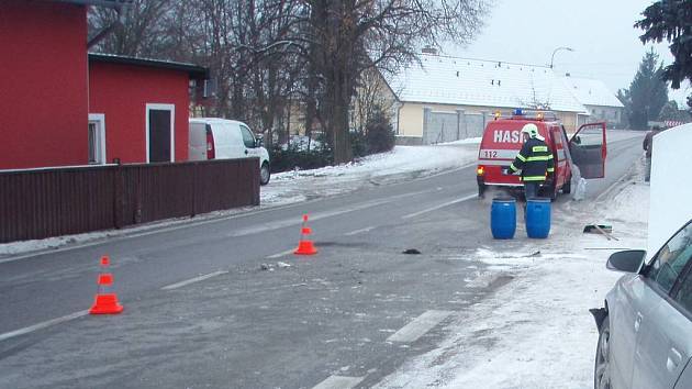 Zásah dobrovolých hasičů v Tušti u Suchdola nad Lužnicí. 