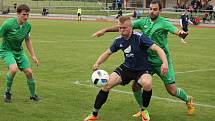 Fotbalisté Nové Bystřice prohráli na domácím trávníku s Lomnicí 0:3.