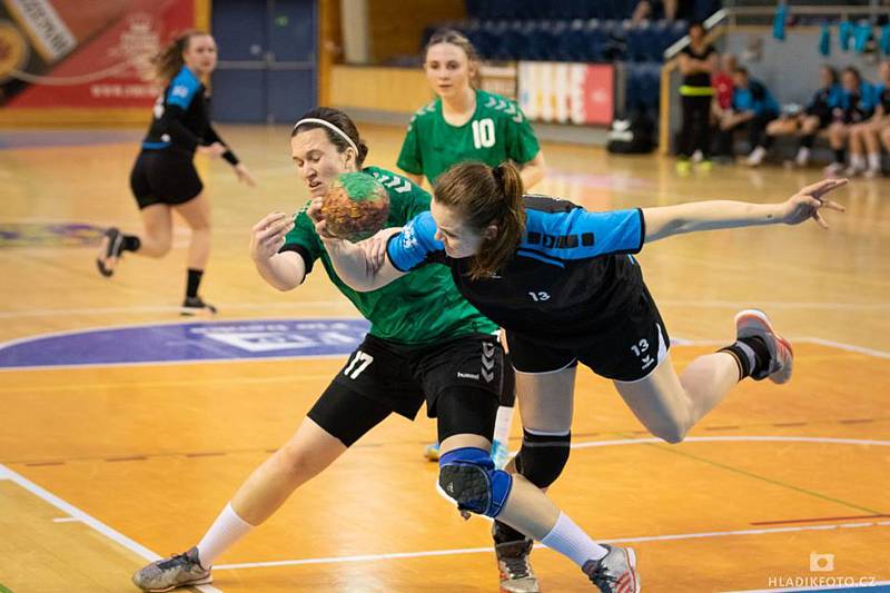 Jindřichohradecké házenkářky zdolaly v 17. kole I. ligy Bohunice 30:24.