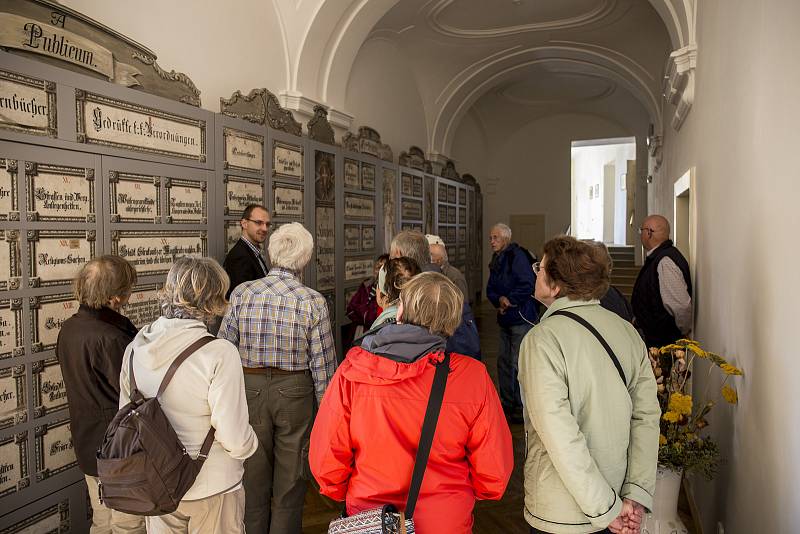 Učená společnost České republiky navštívila oblastní archiv v Třeboni.