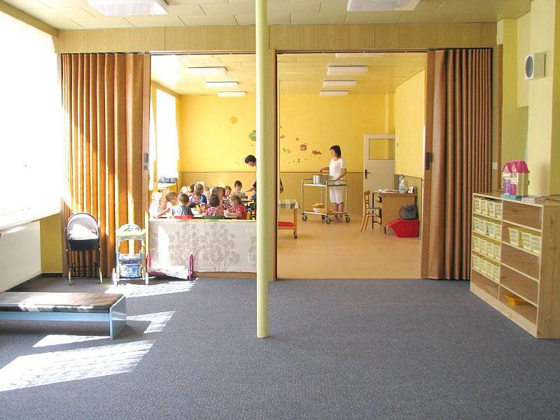Otevření nově zrekonstruovaného pavilonu mateřské školky v Nové Včelnici. 
