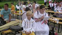 Mezinárodní folklorní festival U Zlaté Stoky v Lomnici nad Lužnicí.