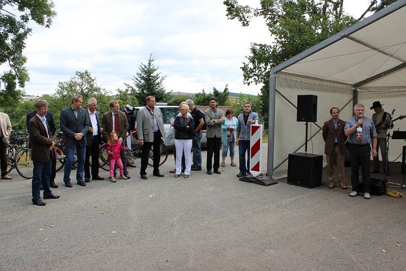 Otevření cyklostezky Slavonicce - Fratres.