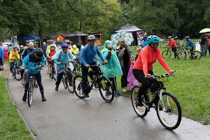 Přes kopec na Hradec vyrazilo v sobotu 10. září celkem 214 cyklistů a chodců.