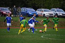 Fotbalisté Nové Bystřice v I. B třídě doma zdolali Třebětice 3:1.