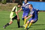 Momentka ze zápasu K. Řečice - Lomnice nad Lužnicí (1:0).