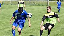 Fotbalisté Třeboně zvítězili v 23. kole krajského přeboru v Oseku 5:1.