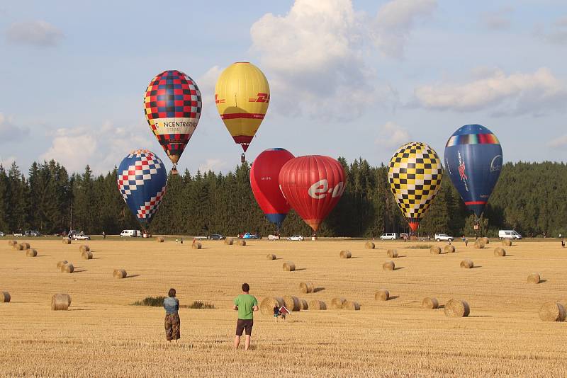 Mistrovství republiky v balonovém létání v Jindřichově Hradci