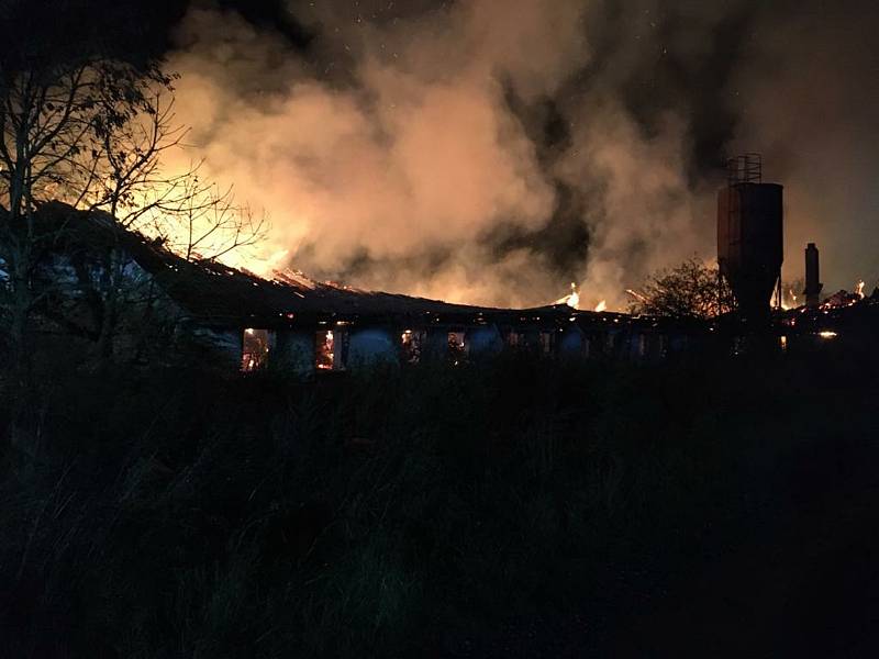 U sobotního požáru na Jindřichohradecku byl vyhlášen druhý stupeň požárního poplachu. Na jeho hašení se podílelo šest jednotek hasičů.