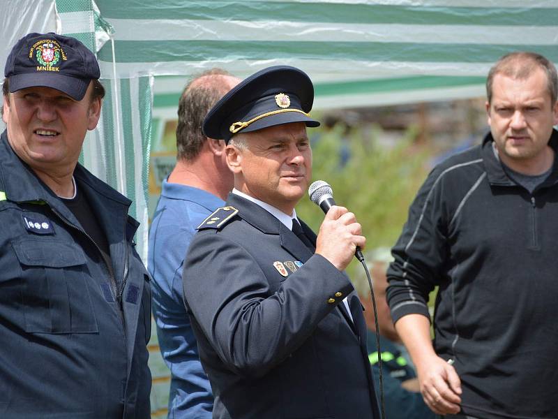 Velká cena Třeboňska v požárním útoku pokračovala soutěží v Mníšku.