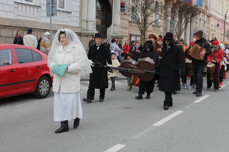 V neděli se v Jindřichově Hradci konal tradiční masopust.