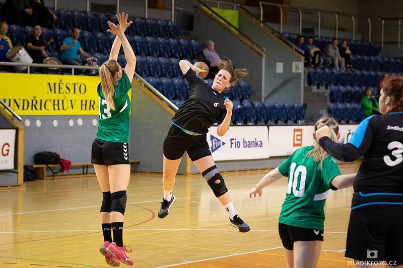 Jindřichohradecké házenkářky zdolaly v 17. kole I. ligy Bohunice 30:24.