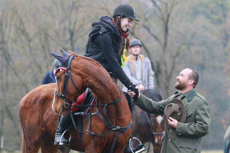 Hubertova jízda v Jindřiši.