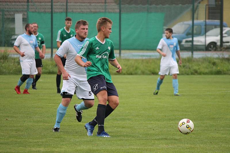 Společný tým Číměře a bystřického béčka prohrával ve 2. kole OP doma s Popelínem 0:2, ale nepříznivý vývoj otočil a nakonec se radoval z vítězství 3:2.