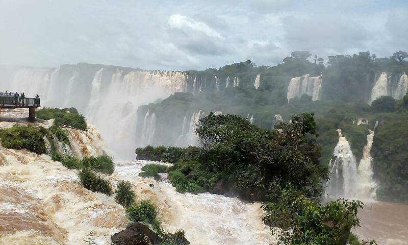 Milena a Josef Andrle navštívili Foz do Iguazu.