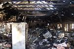 Noční požár skladu v Oldřiši u Blažejova na Jindřichohradecku způsobil škodu přes 1,1 milionu korun.