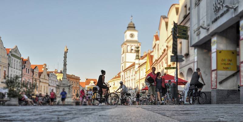 Masarykovo náměstí v Třeboni.