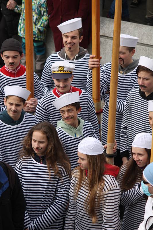 V neděli se v Jindřichově Hradci konal tradiční masopust.