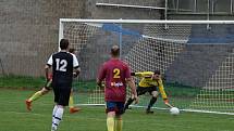 Fotbalisté Suchdola (v černém) zvítězili na půdě Nové Bystřice 3:1, Foto: Andreas Berger