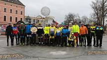 Příznivci jindřichohradecké cyklistiky uvítali nový rok tradiční vyjížďkou.