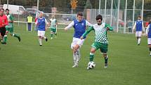 Třeboňští fotbalisté schytali doma v 9. kole KP debakl 0:5 od Českého Krumlova.