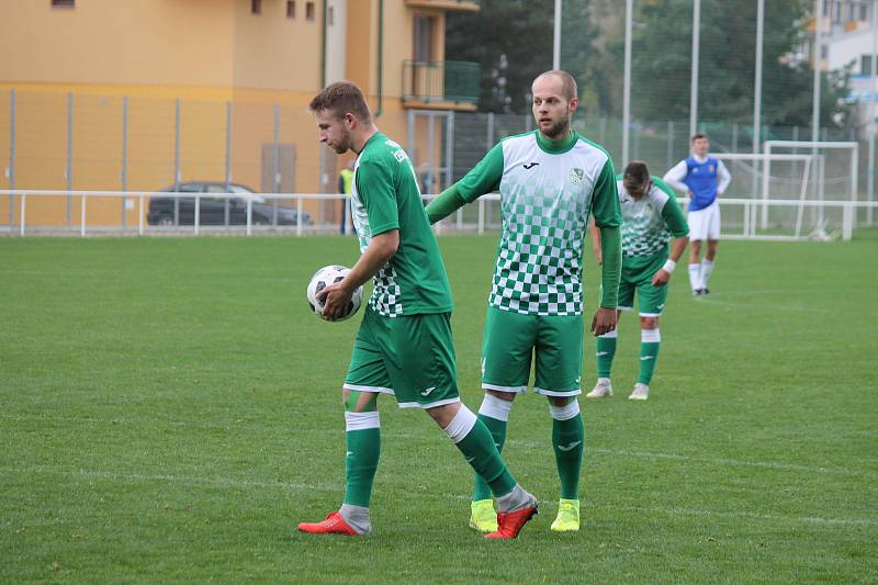 Třeboňští fotbalisté schytali doma v 9. kole KP debakl 0:5 od Českého Krumlova.