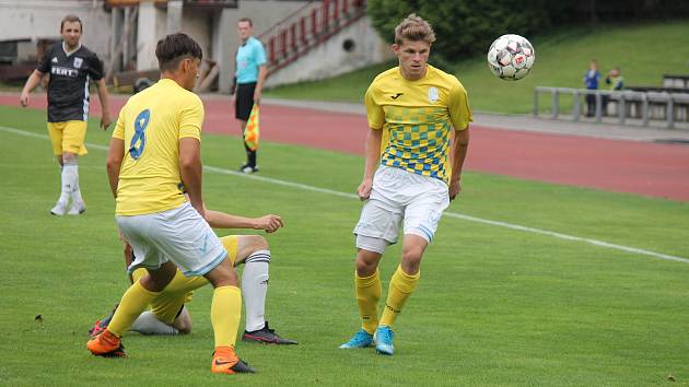 Jindřichohradecký středopolař Martin Janák se podílel na obou gólech svého celku v Soběslavi.