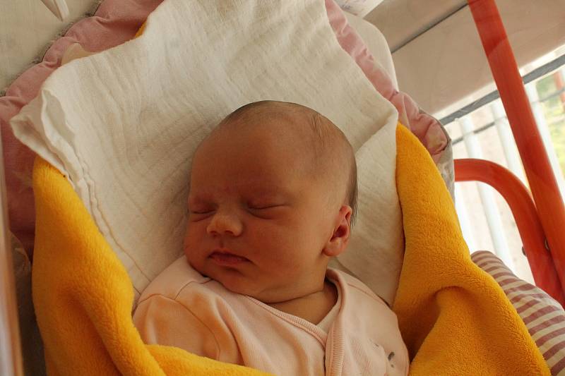 Ela Holzäpfelová, Dačice. Narodila se 23. srpna mamince Aleně Jelínkové a tatínkovi Pavlu Holzäpfelovi. Vážila 3520 gramů.