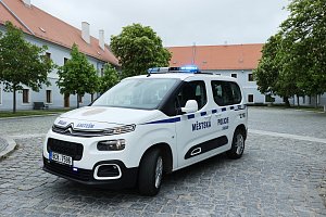 Městská policie Třeboň. Ilustrační foto.