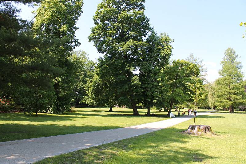 Zámecký park v Třeboni se 1. června opět otevřel veřejnosti.