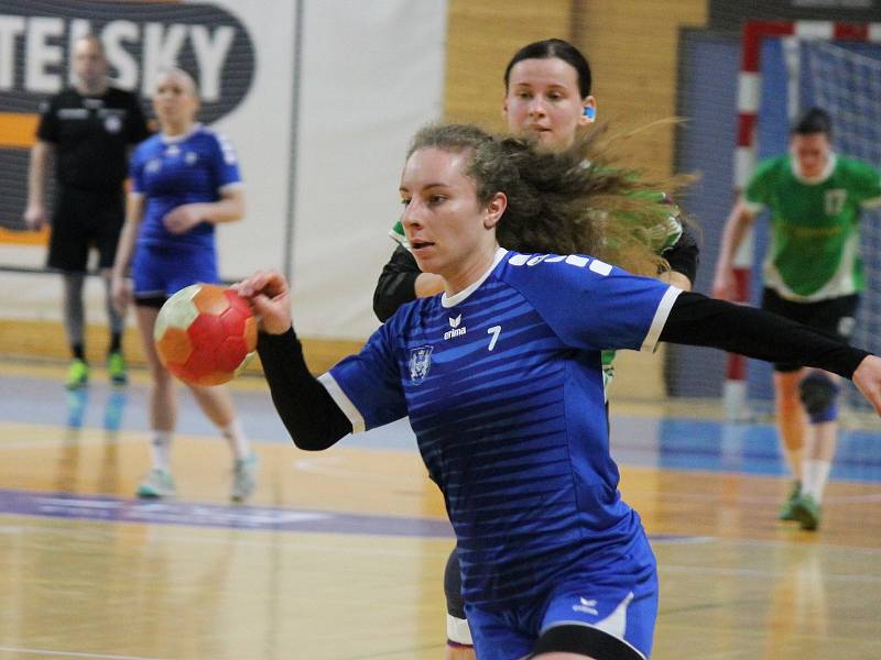 Jindřichohradecké házenkářky v 17. kole I. ligy potvrdily roli favoritek a Bohunice porazily 33:20.