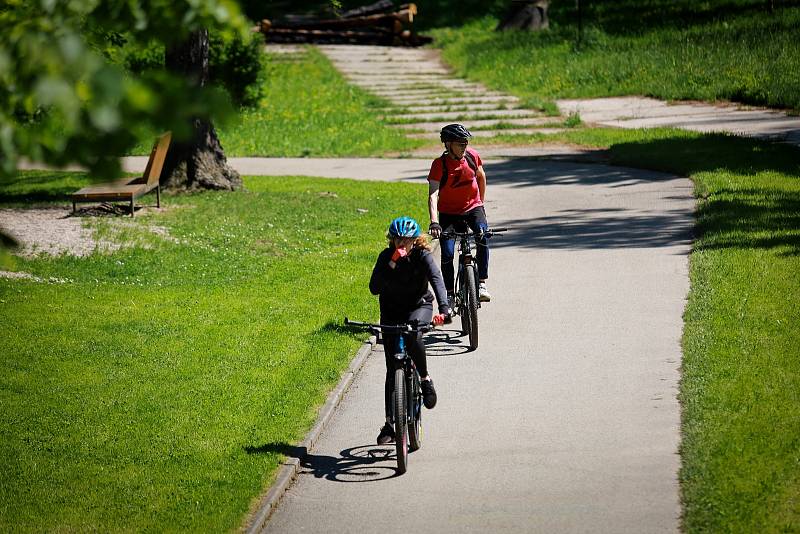 Cyklistická a turistická akce Přes kopec na Hradec