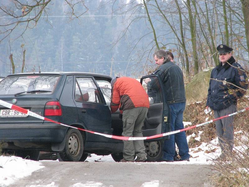 Místo tragédie v Bednárečku na Jindřichohradecku, kde se upálil osmatřicetiletý muž. 