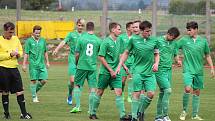 Fotbalisté Nové Bystřice prohráli na domácím trávníku s Lomnicí 0:3.