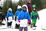 Maškarní karneval na sjezdovce v N. Bystřici. 