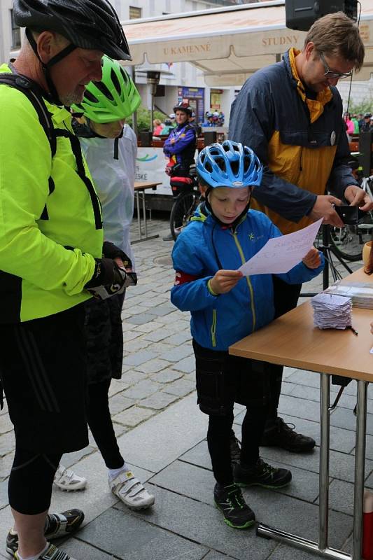 Na 8. ročník Třeboňské šlapky vyrazilo rekordních 219 cyklistů.