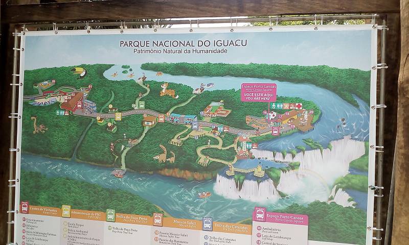 Milena a Josef Andrle navštívili Foz do Iguazu.