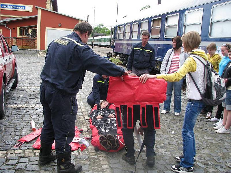  Preventivní dny železnice na jindřichohradeckém vlakovém nádraží.