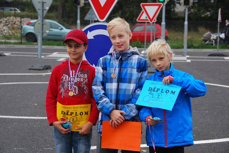 Dopravní olympiáda v Základní a mateřské škole ve Studené. 