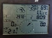 Minus 21 °C - teplota naměřená ráno 11. ledna 2017 v Dačicích. 