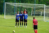 Fotbalisté Kunžaku zdolali v okresním přeboru společný tým Číměře a bystřického béčka 5:4.