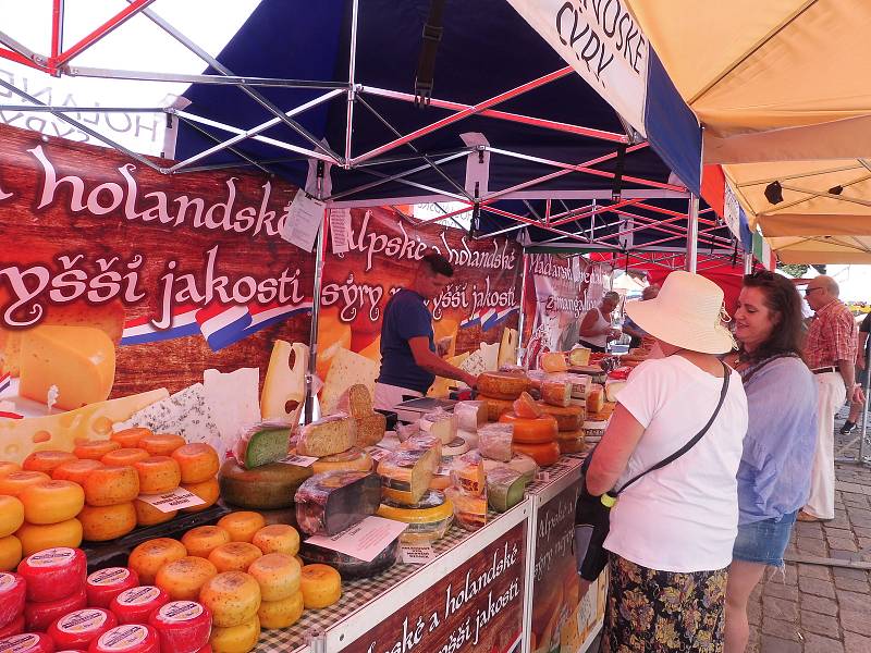 Prezentace třeboňských lázní, Lázeňská Třeboň, nalákala  na náměstí místní, rekreanty i lázeňské hosty.