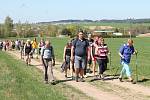 V Deštné se lidé sešli při protestu proti vybudování úložiště jaderného odpadu.