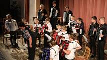 V kulturním domě Střelnice se konal 9. ročník Jindřichohradecké přehlídky komorní hry, akordeonových souborů a orchestrů.